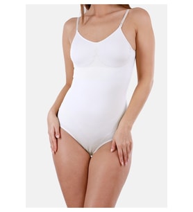 Mistirik Çıtçıtlı Korse Örme Kumaş Yapılı Toparlayıcı Çıtçıtlı Korse Çıtçıtlı Body Sıkılaştırıcı Toparlayıcı Askılı Kısa Korse (Beyaz)