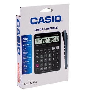 Casio DJ-120D Plus Masaüstü Hesap Makinesi