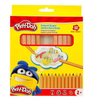 Hasbro Play-Doh Jumbo Kuru Boya Natural 12'Li