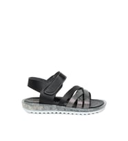 Minican ŞA F K 011 Filet Kız Çocuk Düz Sandalet Siyah