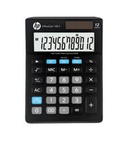 Hp OfficeCalc 100 II 12 Hane Masaüstü Hesap Makinesi (Siyah)