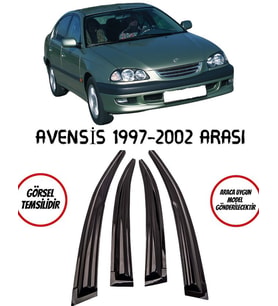 Toyota Avensis Cam Rüzgarlığı 4lü 1997-2002 Arası