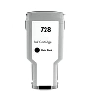HP 728 Matte Black Mat Siyah 300ML Muadil Plotter Kartuşu F9J68A