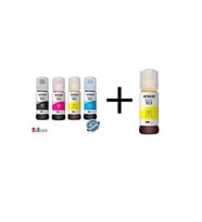 Epson 103 EcoTank L3266 4 Renk Orjinal Mürekkep Takımı + 1 Sarı Hediye