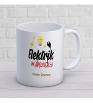 KİŞİYE ÖZEL ELEKTRİK MÜHENDİSİ MESLEK KUPA BARDAK