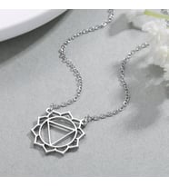 Kişiye Özel 925 Ayar Gümüş Solar Plexus Çakra Kolye