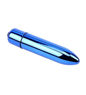 Pretty Love Bullet 9 Cm Mini Metal Titreşimli Süper Orgazm Vibratörü Mavi