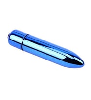 Pretty Love Bullet 9 Cm Mini Metal Titreşimli Süper Orgazm Vibratörü Mavi