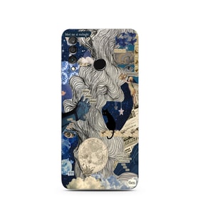 Huawei P30 Lite Uyumlu Baskılı Yumuşak Silikon Şeffaf Telefon Kılıfı