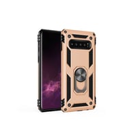 Samsung Galaxy S10 Plus Uyumlu Kılıf Zore Vega Kapak (Gold)