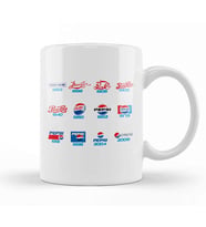 Pepsi Logo History Kupa Bardak Porselen