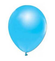 BALON METALİK DÜZ 5 İNC AÇIK MAVİ PK:100-