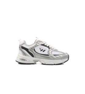 Beyaz-Siyah Unisex Spor Ayakkabı Run G