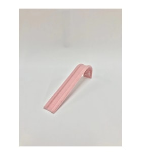 Metal Saç Süet Kumaş Pembe Renk Bileklik-saat Sergileme Standı (Açık Pembe)