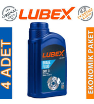 Lubex Brake Fluid DOT 3 Fren Hidrolik Yağı 500 Ml (4 Adet)