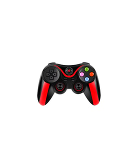 GAMEBOOSTER GB-J86 Bluetooth & 2.4GHz Kablosuz Çift Titreşim Motorlu, Android, PC, PS3, TV Box Uyumlu Siyah Gamepad