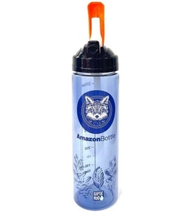 Gıpta Amazon Tritan Pipetli Matara Desenli 630 Ml (Karışık)