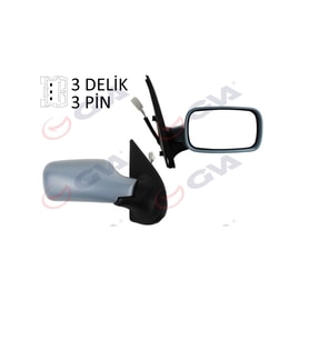 DIŞ DİKİZ AYNASI SAĞ PALIO 98> ELEKTRİKLİ ISITMALI ASTARLI