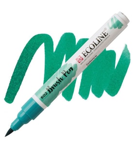 Talens Ecoline Brush Pen Fırça Uçlu Kalem 602 Deep Green 