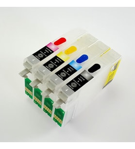 Epson T16XL (T1631-T1634) Uyumlu Kolay Dolan Kartuş - 4 Renk (Çok Renkli)