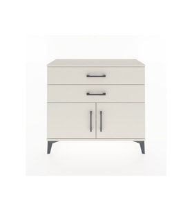 Arges Şifonyer Tek Raflı 2 Çekmeceli 2 Kapaklı 88x30x80 Aytaşı-Aytaşı