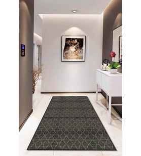 Gold Sade Desensiz Kaymaz Tabanlı Dekoratif Halı RV196 - 100 x 160 cm