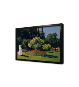 Women İn The Garden Çerçeveli Mdf Tablo