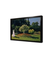Women İn The Garden Çerçeveli Mdf Tablo