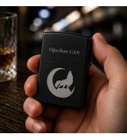 Kişiye Özel Bozkurt Temalı Metal Benzinli Çakmak Erkeklere Özel Premium Hediye Dolu Gönderim