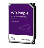 2 TB WD 3.5 PURPLE SATA3 5400RPM 64MB 7/24 GUVENLIK WD23PURZ (3 YIL RESMI DIST GARANTILI)