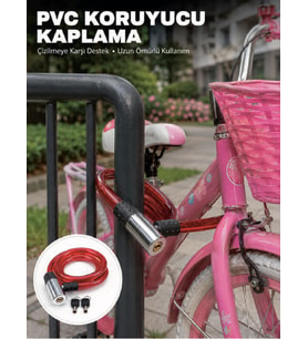 Bisiklet, Elektrikli Scooter ve Çocuk Bisikletleri İçin Güvenlik Kilidi