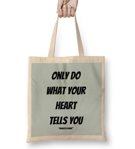 queen Princess Diana Quotes Art Gift UK Vintage Retro Style Bez Çanta Uzun Saplı