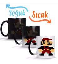 Super Mario Bros Sihirli Kupa Bardak Porselen