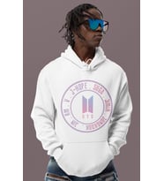 J-Hope Suga Jimin Jungkook Jin Bts Baskılı Unisex Oversize Müzik Grubu Hoodie