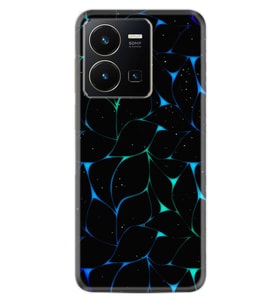 Vivo Y22 Kılıf Silikon Desen Özel Seri Naif Çizgiler 1680