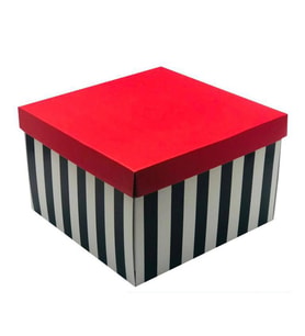 31x31x20 Desenli Pasta Kutusu (10 Adet)