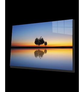 Doğa Manzara Cam Tablo 4mm Dayanıklı Temperli Cam