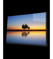 Doğa Manzara Cam Tablo 4mm Dayanıklı Temperli Cam