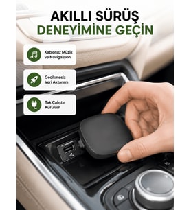 Android Auto Kablosuz Bağlantı Adaptörü 5.8GHz Hızlı WiFi ve Kompakt Tasarımlı Yeni Nesil