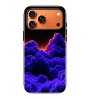 iPhone 17 Pro Velvet Kılıf Lansman İçi Kadife Temalı Desenli Silikon Gökyüzü
