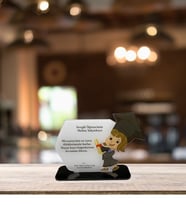 Kişiye Özel Mezuniyet Hatırası Pleksi Plaket
