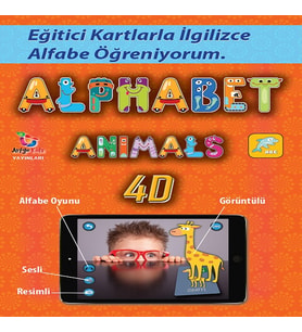 Alfabe 4D Canlanıyor Artırılmış Gerçeklik Kartları
