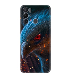 Tecno Pova Neo Kılıf Silikon Desen Özel Seri Şahin 1756