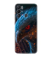 Tecno Pova Neo Kılıf Silikon Desen Özel Seri Şahin 1756