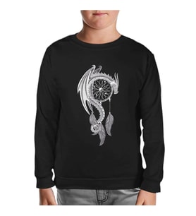 Dreamcatcher - Düş Kapanı Siyah Çocuk Sweatshirt