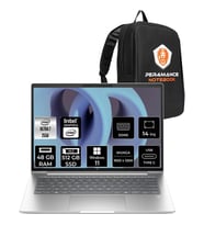 HP Elitebook 6 G1I Core Ultra 7 255U 48GB RAM 1TB SSD 14" FHD+ Win11 Pro CV0G8ETPN428 Notebook + Per4 Çanta
