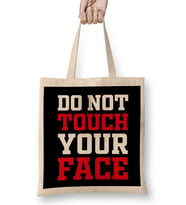 Do Not Touch Your Face Bez Çanta Uzun Saplı