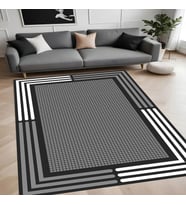 Eliana Home Dijital Baskı Yıkanabilir Kaymaz Taban Salon Halısı Ve Yolluk LNA0990-FNL240 (Gri)