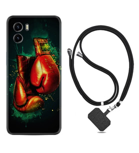 Vivo Y15S Y32 Y33S Y51 Y53S Kılıf Boyun Askılı Silikon Boks Eldiveni 1763