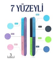 TransForMacion 7 Yüzeyli Tırnak Törpü ve Parlatma Süngeri 3 Adet 718790